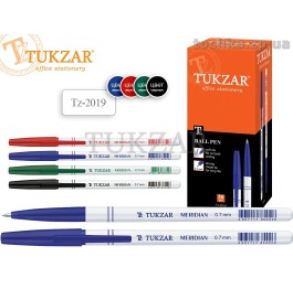 Ручка шариковая Tukzar, синий, 50 шт., 0.7 мм., 2019