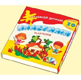 Пластилин ГАММА 'Захоплення', 10 цветов со стеком, 200 гр., 331010