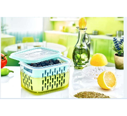 Контейнер пищевой 'FRESH BOX' с дуршляком 1,6л