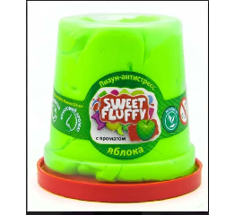 Слайм ТМ Mr.Воо Sweet fluffy Яблоко 120