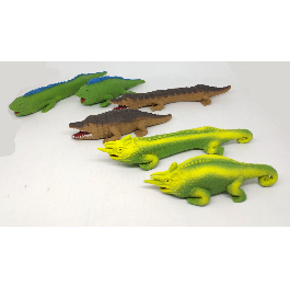 Животные резиновые-тянучки Рептилии, 3 вида, ЦЕНА