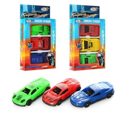 Набор игрушечных машинок 'Super racing' 6 см. 1503