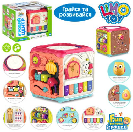 Игра куб, 6в1, LIMO TOY муз-звук(англ), свет, сорт