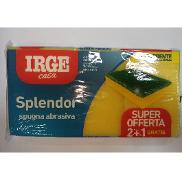 'IRGE' Губка для посуду 12*8*2,5см (3шт)  Италия