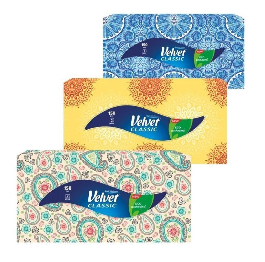 'Velvet'Сарветки-брикет Classic 2 шари 150шт Польш