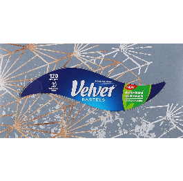Серветки-брикет'Velvet'Pastels 3 шари(120шт)