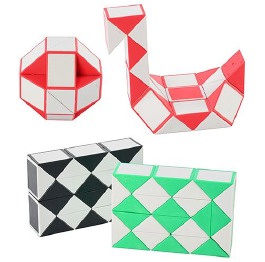 Игра головоломка змейка, 3 цвета 668-11