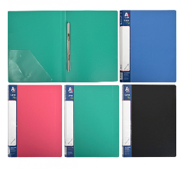 Папка А4 'боковой зажим'с карманом