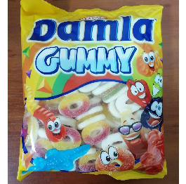 Жув.цукерка 'DAMLA SOUR&FOAM''Кiльце'  (1кг*12шт)