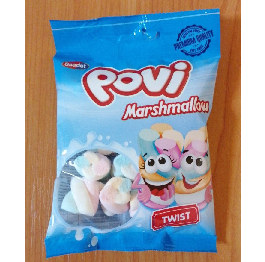 Зефир'POVI'в ассорт.30гр(24шт*6)ШТ