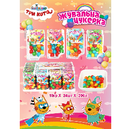 Тик так 'ТРИ КОТА' 10гр(24шт*20)ШТ
