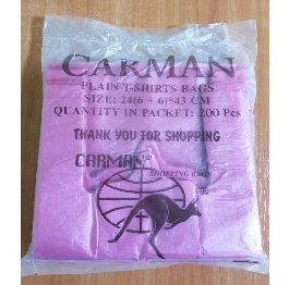 Майка 24*43 'CARMAN'АТМ червона 8 микр(200шт*25)УП
