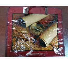 Сумка хоз.№L-2 Лак низька на  молнии 50*35*20