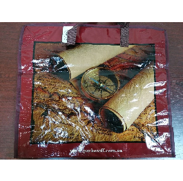 Сумка хоз.№L-2 Лак низька на  молнии 50*35*20