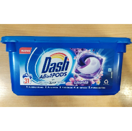 Капсулы д/прання Dash  All in 1 Lavanda (31шт) УП