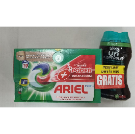 Капсулы д/стирки 3х комп'ARIEL'(19шт)+ Lenor 140гр
