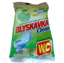 'Blyskavka'Засiб д/унiтазу'Зелене яблуко'80/ящ