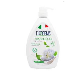 'Eloderma'Гель д/душу  Бiлий Мускус 1000 мл Италия