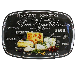 Блюдо 'СИР Bon Appetit'прям.стекло 34,5*23,5см.