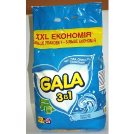 Ст. порошок 'GALA' авт. 6кг Морская свежесть
