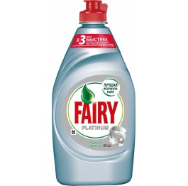 Средство для мытья посуды Fairy Platinum Ледяная Свежесть 430 мл.