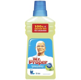 Моющая жидкость для полов и стен MR. PROPER Бодрящий лайм и мята 500 мл.