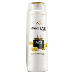 Шампунь для волос и бальзам-ополаскиватель Pantene Густые и крепкие 250 мл.
