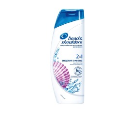 Шампунь и бальзам-ополаскиватель 2 в 1 против перхоти Head & Shoulders Энергия Океана 400 мл.