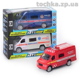 Машинка 618-4 FPW газель,жел,инер-я,3вида,в кор-ке