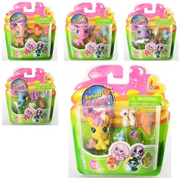 Набор фигурок 'Pet Shop', 8 видов, 4-5 см. 1000-2