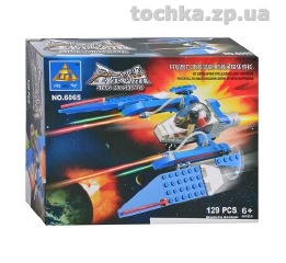 Конструктор KAZI 6065 космолет, 129 дет, в кор-ке,