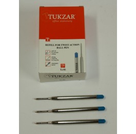 Стержни шариковые объемные металлические Tukzar, синий, 50 шт., 0,8 мм., 81-2