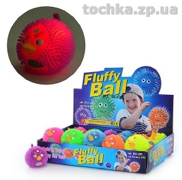 Е-ежик- птички игрушечный Angry birds 'Fluffy ball',3 дюйма,6 цветов 0256А
