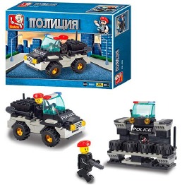 Конструктор военная полиция, машина SLUBAN 800-7