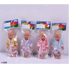 Пупс в халатике,4 вида 16-А1