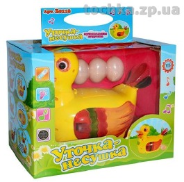 Утка 20218, несет яйца, муз, на бат-ке, в кор-ке,