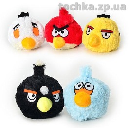 Мягкая игрушка 'Angry birds', 5 видов 0738А