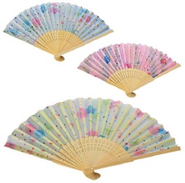 Веер, 21 см., икс цветов 12868