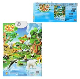 Игровой плакат 'Зоопарк' 7030