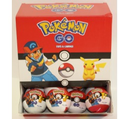 Шар с сюрпризом Aras 'Pokemon Go' ,25 гр., 24 шт., 394-10 Шар с сюрпризом Aras 'Pokemon Go' ,25 гр., 24 шт., 394-10
