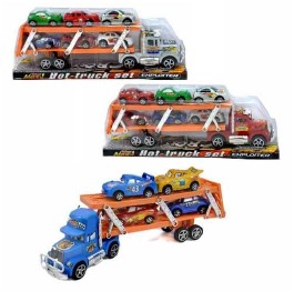Трейлер игрушечный 'Hot-Truck Set', 4-6 машинки, 2 вида 211А/213А