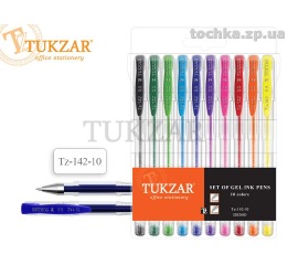 Набор гелевых ручек Tukzar, неон, 10 цветов, 10 шт., 0.5 мм., 142-10 Набор гелевых ручек Tukzar, неон, 10 цветов, 10 шт., 0.5 мм., 142-10