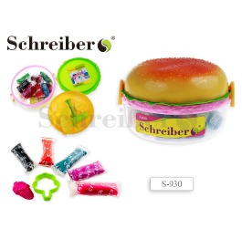 Набор теста для лепки 'Schreiber' ГАМБУРГЕР 930-2