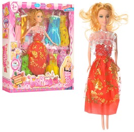 Кукла с нарядом, 28 см. 218D