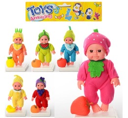 Пупс 'Toys Amusing', 6 видов, 24 см. 2036-6 Пупс 'Toys Amusing', 6 видов, 24 см. 2036-6