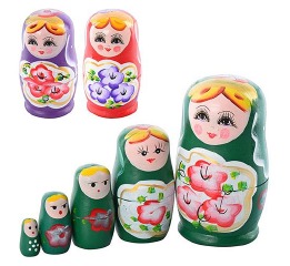 Деревянная игрушка Матрешка 0359