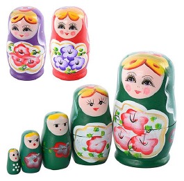 Деревянная игрушка Матрешка 0359