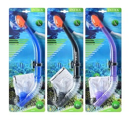 Трубка для плавания Intex, 3 цвета 55928