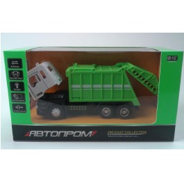 Машина металлическая 'АВТОПРОМ', Мусоровоз, М 1:22,  5007-2