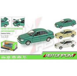 Машина металлическая 'АВТОПРОМ' Daewoo Lanos, М 1:22,  7778-2